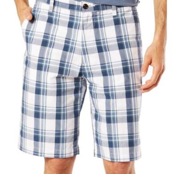 Dockers Other - HP💝Men’s Dockers NWOT Blue Plaid Short sz 36w